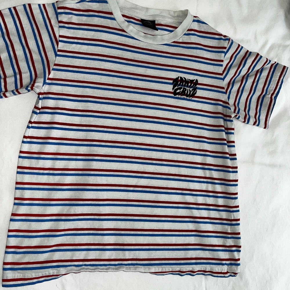 Santa Cruz striped t shirt